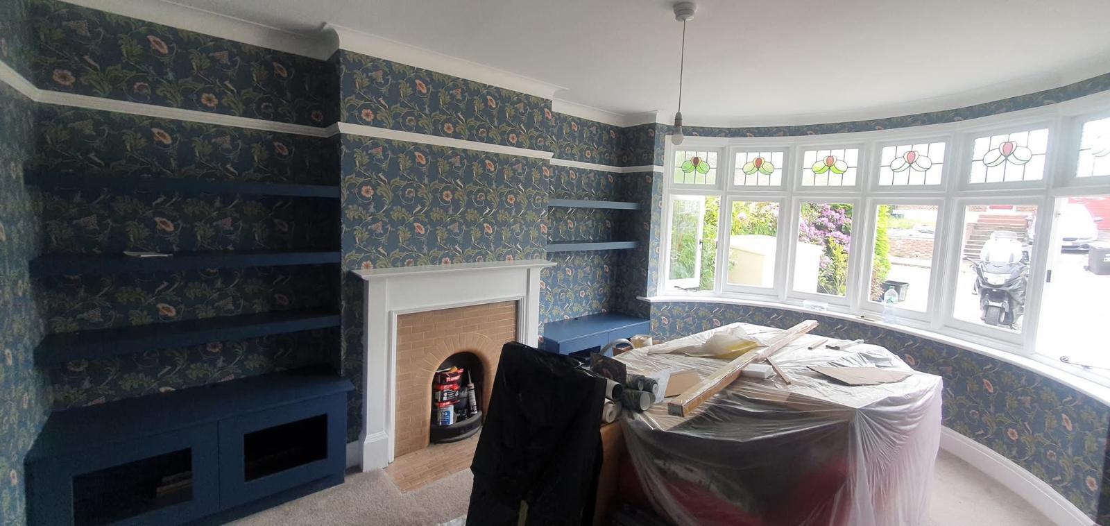 wallpapering